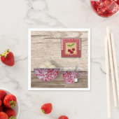 Serviette En Papier Papier de cuisine de campagne serviettes (En situation)