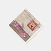 Serviette En Papier Papier de cuisine de campagne serviettes (Coin)