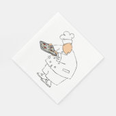 Serviette En Papier Papier de cuisson chef (Coin)