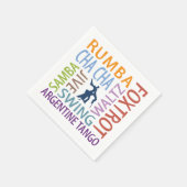 Serviette En Papier Papier de danse de salle de bal Napkin (Coin)