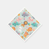 Serviette En Papier Papier de défilé animal (Coin)