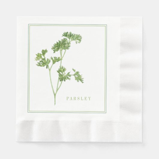 Serviette En Papier Papier de déjeuner à l'encre de PARSLEY FRAIS (Devant)