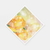 Serviette En Papier Papier de déjeuner serviettes-serviettes de roses (Coin)