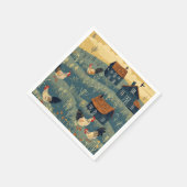 Serviette En Papier Papier de ferme de poulet Napkin (Coin)