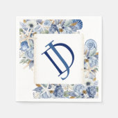 Serviette En Papier Papier de Fête des mariées côtier (Devant)