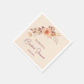 Serviette En Papier Papier de Fête des mariées Cute Boho Napkin (Coin)