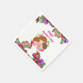 Serviette En Papier Papier de fête des mères serviettes (Coin)