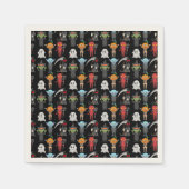 Serviette En Papier Papier de fête d'Halloween (Devant)