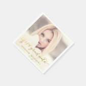 Serviette En Papier Papier de finition photo simple Gold Foil (Coin)