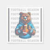 Serviette En Papier Papier de football personnalisé (Devant)