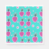 Serviette En Papier Papier de fraises Cartes (Devant)