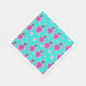 Serviette En Papier Papier de fraises Cartes (Coin)