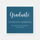 Serviette En Papier Papier de graduation Décontracté moderne (Devant)