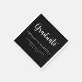 Serviette En Papier Papier de graduation Décontracté moderne (Coin)