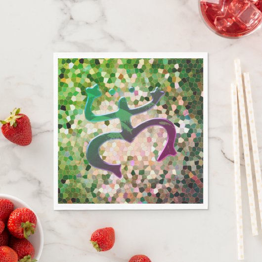 Serviette En Papier Papier de grenouille Taino Coqui (En situation)