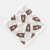 Serviette En Papier Papier de jour de marmotte Napkin (Coin)