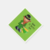 Serviette En Papier Papier de jour Saint Patrick Napkin, Leprechaun (Coin)