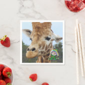 Serviette En Papier Papier de jour St. Patrick serviettes Giraffe (En situation)