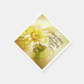 Serviette En Papier Papier de la partie de chrysanthème jaune serviett (Coin)