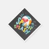 Serviette En Papier Papier de la piscine serviettes Anniversaire Splis (Coin)