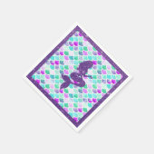 Serviette En Papier Papier de la série Mermaid Napkin (Coin)