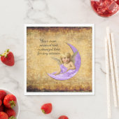 Serviette En Papier Papier de Lavande d'ange vintage (En situation)