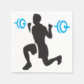 Serviette En Papier Papier de levage de poids serviettes (Devant)