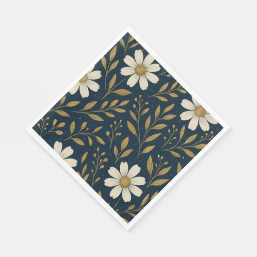Serviette En Papier Papier de marguerites Frost & Gold (Coin)