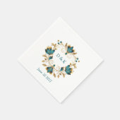 Serviette En Papier Papier de mariage (Coin)