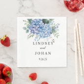 Serviette En Papier Papier de mariage (En situation)