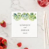 Serviette En Papier Papier de mariage (En situation)