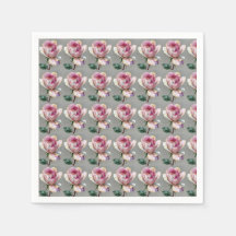 Papier de mariage floral à l'impasto de rose rose 