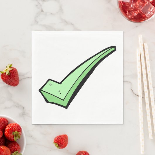 Serviette En Papier Papier de marque verte (En situation)