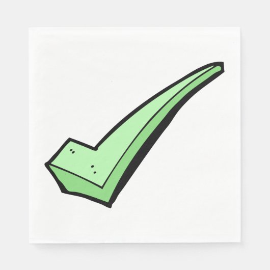 Serviette En Papier Papier de marque verte (Devant)