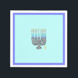 Serviette En Papier Papier de Menorah Whimsical Napkin<br><div class="desc">Cette serviette en papier de Menorah Whimsical est la serviette en papier idéale pour les enfants pour les réunions Hanoukka. Fait partie de ma collection Whimsical Menorah Hanoukka.</div>