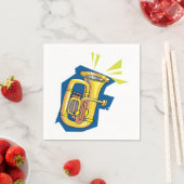 Serviette En Papier Papier de mesure Tuba (En situation)