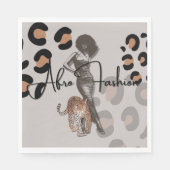 Serviette En Papier Papier de mode féminin (Devant)