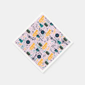 Serviette En Papier Papier de musique Instruments (Coin)