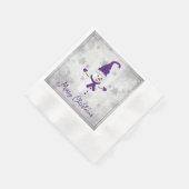 Serviette En Papier Papier de neige mou pourpre Napkin (Coin)