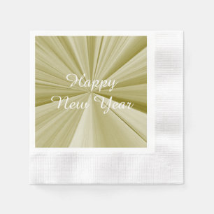 Serviette En Papier Papier de New Year Gold Napkins par Janz