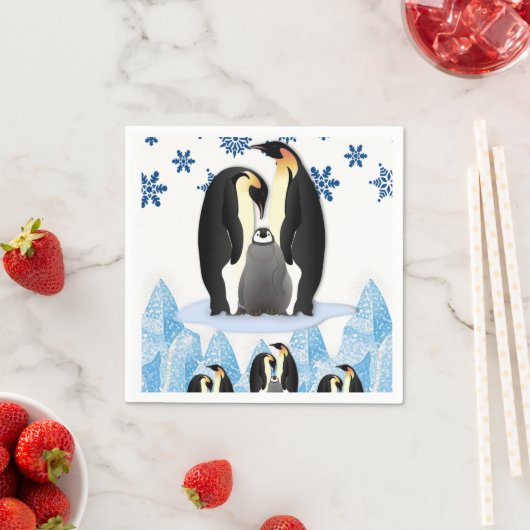 Serviette En Papier Papier de Noël (En situation)