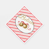 Serviette En Papier Papier de Noël (Coin)