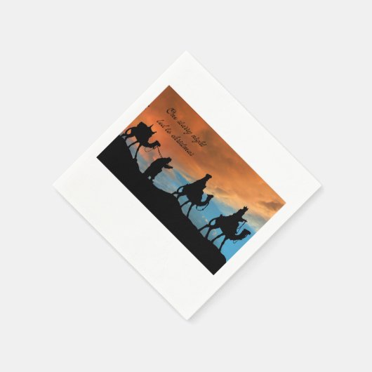 Serviette En Papier Papier de Noël (Coin)