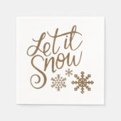 Serviette En Papier Papier de Noël (Devant)