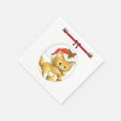 Serviette En Papier Papier de Noël (Coin)