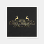 Serviette En Papier Papier de Noël (Devant)