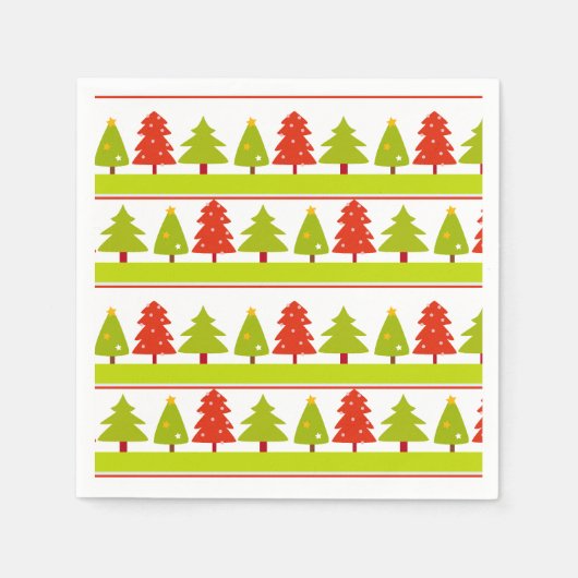 Serviette En Papier Papier de Noël (Devant)