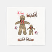 Serviette En Papier Papier de Noël (Devant)