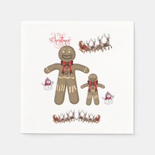 Serviette En Papier Papier de Noël