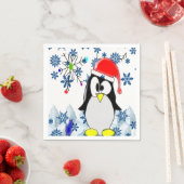 Serviette En Papier Papier de Noël (En situation)